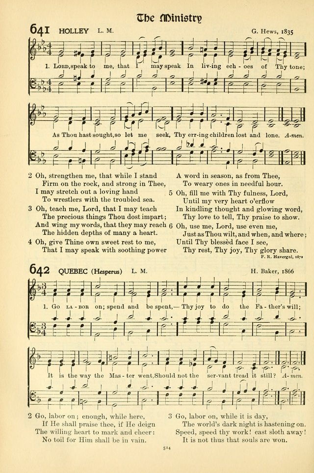 In Excelsis: Hymns with Tunes for Christian Worship. 7th ed. page 522