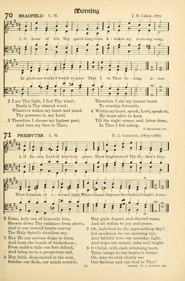 In Excelsis: Hymns with Tunes for Christian Worship. 7th ed. page 53