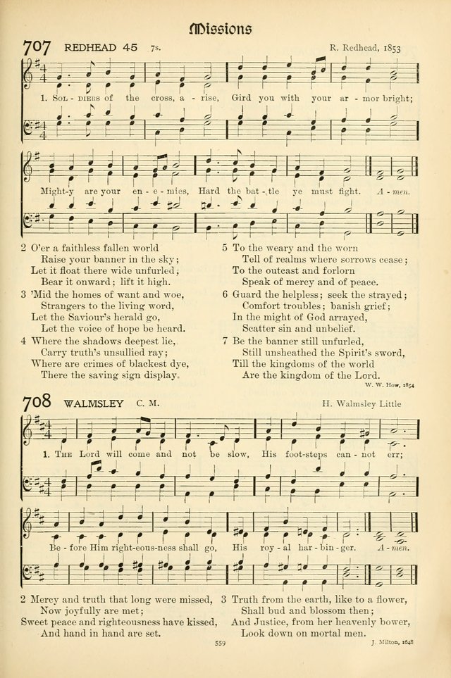 In Excelsis: Hymns with Tunes for Christian Worship. 7th ed. page 567
