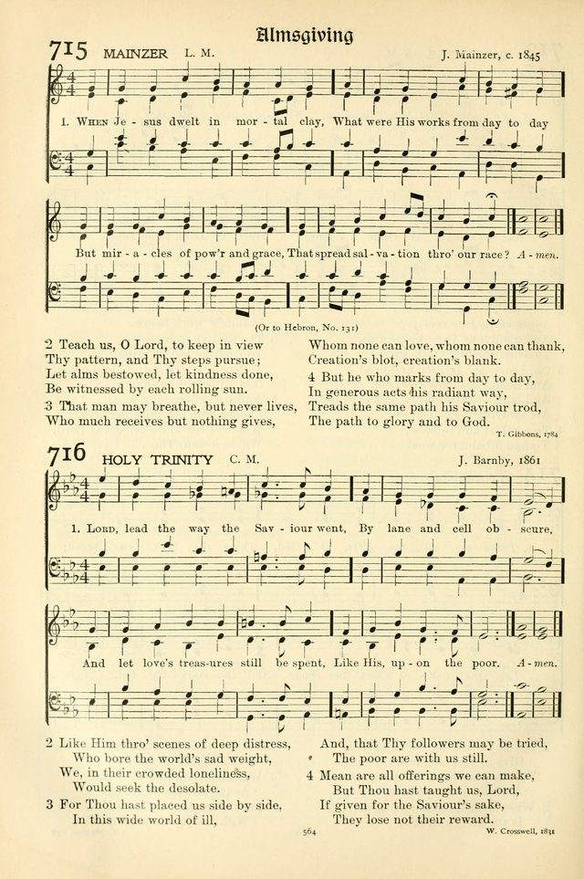 In Excelsis: Hymns with Tunes for Christian Worship. 7th ed. page 572
