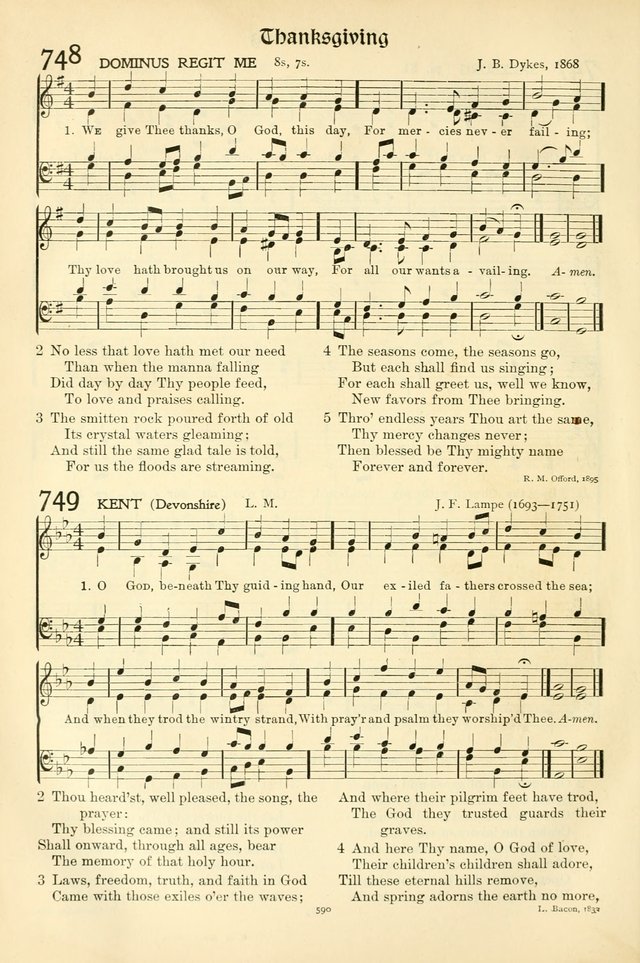 In Excelsis: Hymns with Tunes for Christian Worship. 7th ed. page 598