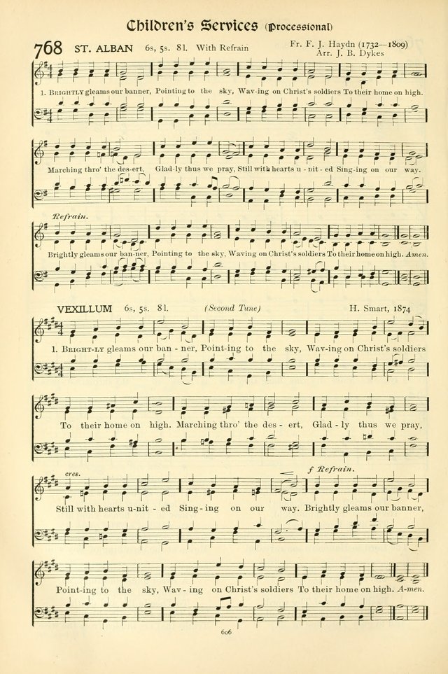 In Excelsis: Hymns with Tunes for Christian Worship. 7th ed. page 614