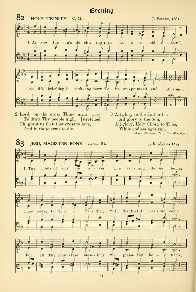 In Excelsis: Hymns with Tunes for Christian Worship. 7th ed. page 64