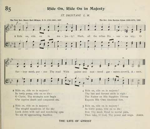 The Institute Hymnal page 105