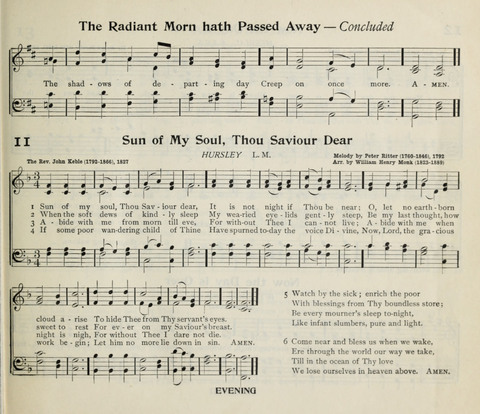 The Institute Hymnal page 11