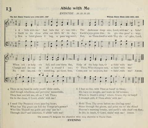 The Institute Hymnal page 13