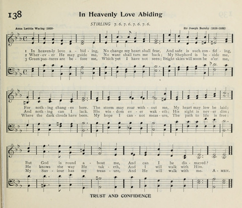 The Institute Hymnal page 167