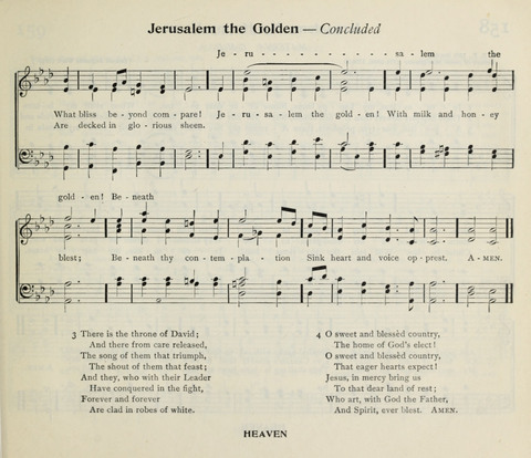 The Institute Hymnal page 191