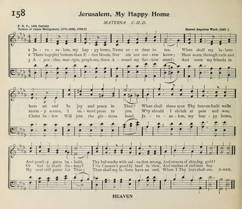 The Institute Hymnal page 192