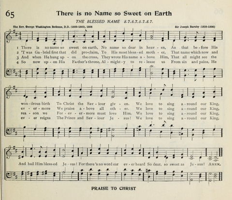 The Institute Hymnal page 73