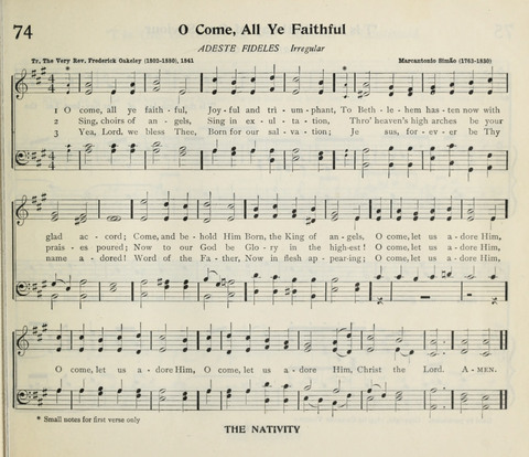 The Institute Hymnal page 89