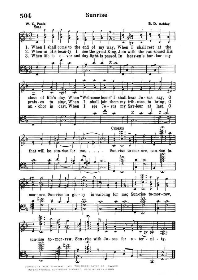 Inspiring Hymns page 449