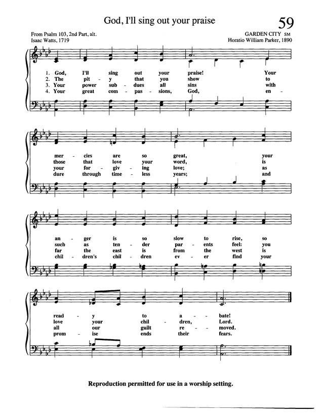 In Melody and Songs: hymns from the Psalm versions of Isaac Watts page 65
