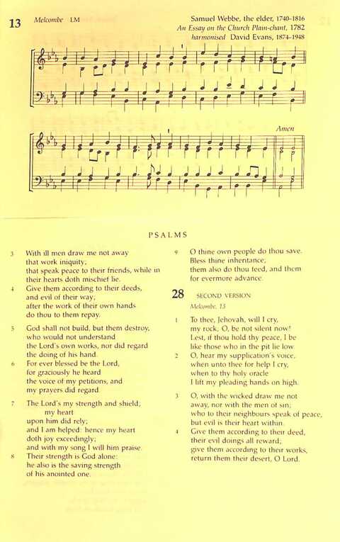 The Irish Presbyterian Hymbook page 102