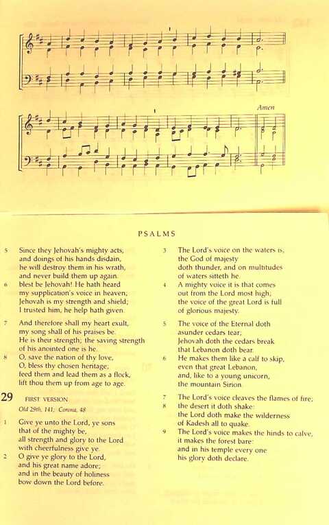 The Irish Presbyterian Hymnbook page 105