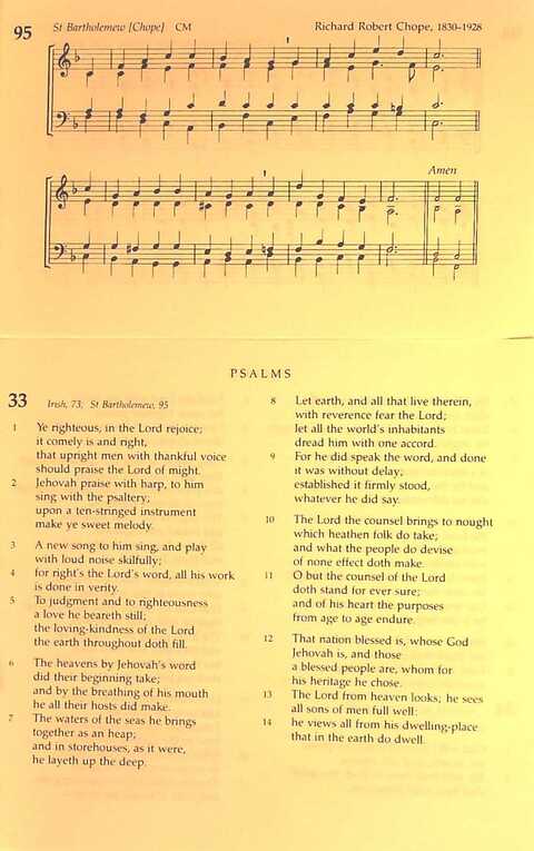The Irish Presbyterian Hymnbook page 123