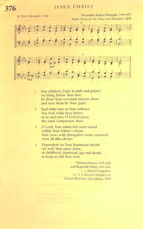 The Irish Presbyterian Hymbook page 1375