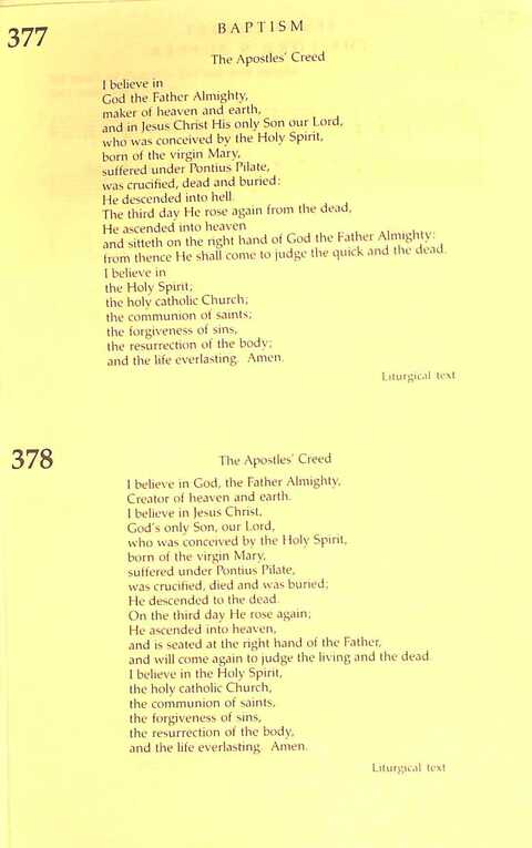The Irish Presbyterian Hymbook page 1376