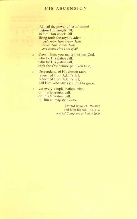 The Irish Presbyterian Hymnbook page 1488