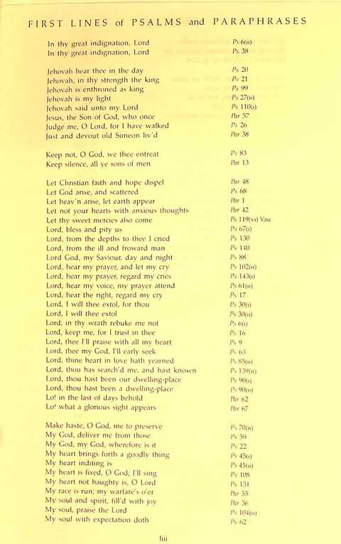 The Irish Presbyterian Hymnbook page 1871
