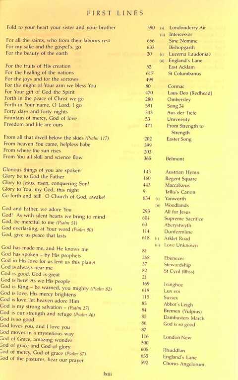 The Irish Presbyterian Hymnbook page 1881