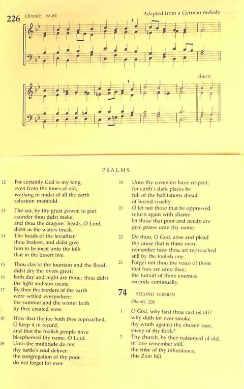 The Irish Presbyterian Hymnbook page 278