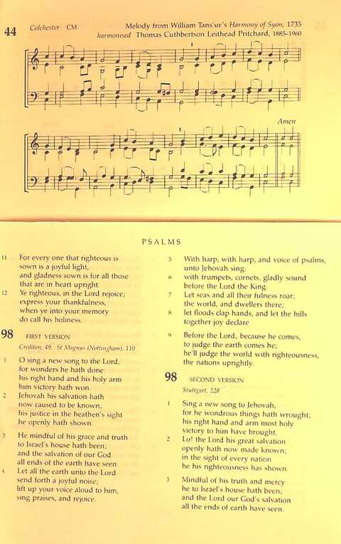 The Irish Presbyterian Hymnbook page 364