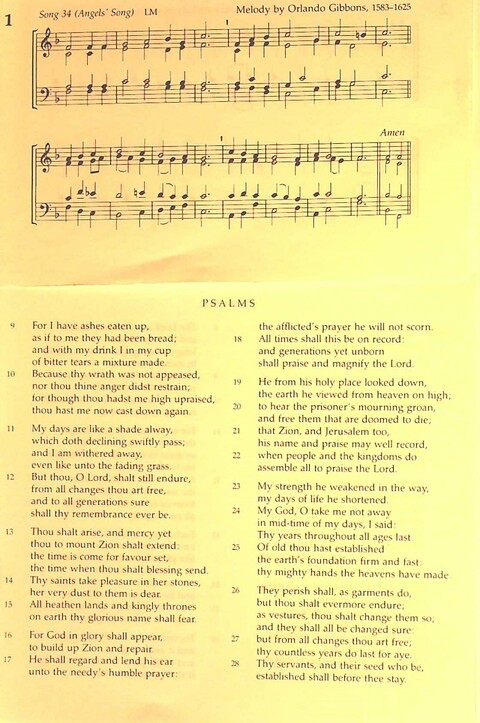 The Irish Presbyterian Hymnbook page 388