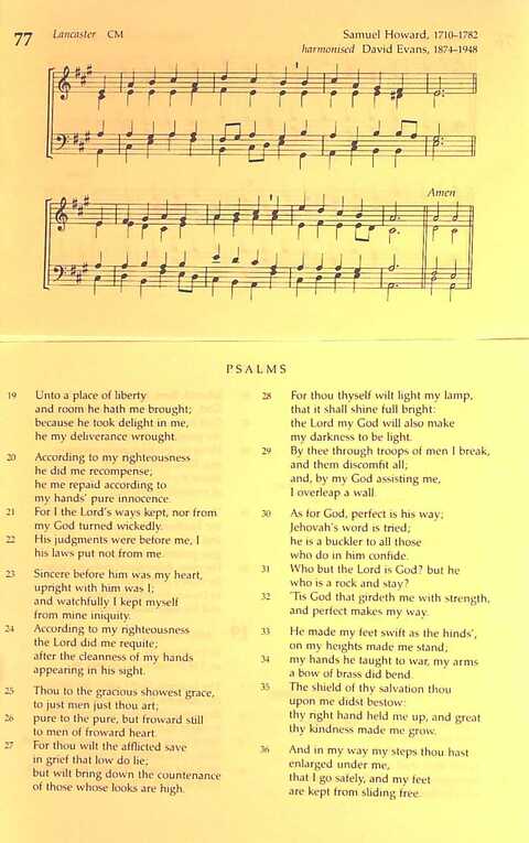 The Irish Presbyterian Hymnbook page 40