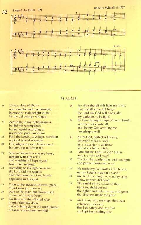 The Irish Presbyterian Hymnbook page 41