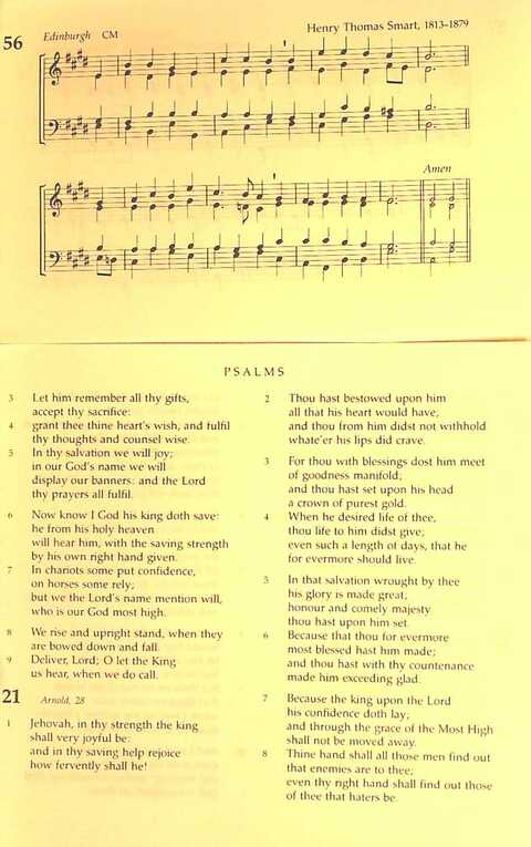 The Irish Presbyterian Hymnbook page 57