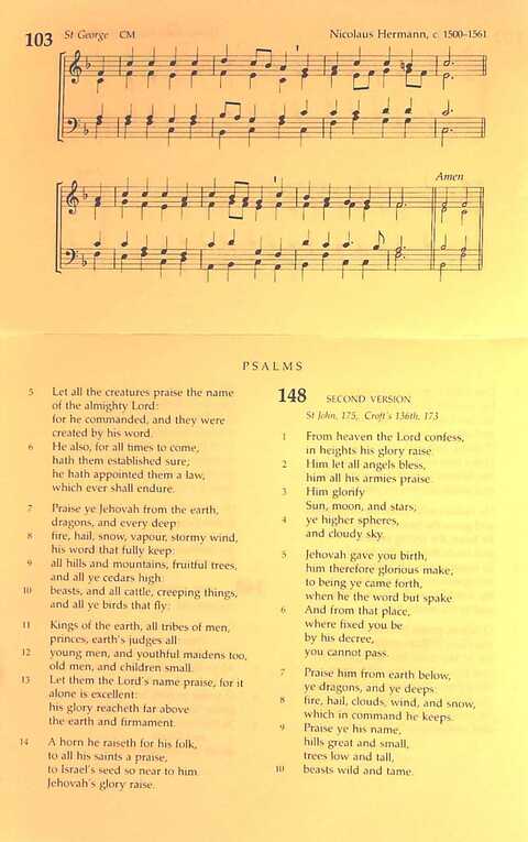 The Irish Presbyterian Hymnbook page 605