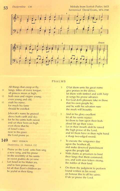 The Irish Presbyterian Hymbook page 612