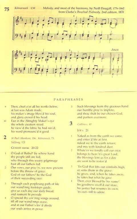 The Irish Presbyterian Hymbook page 623