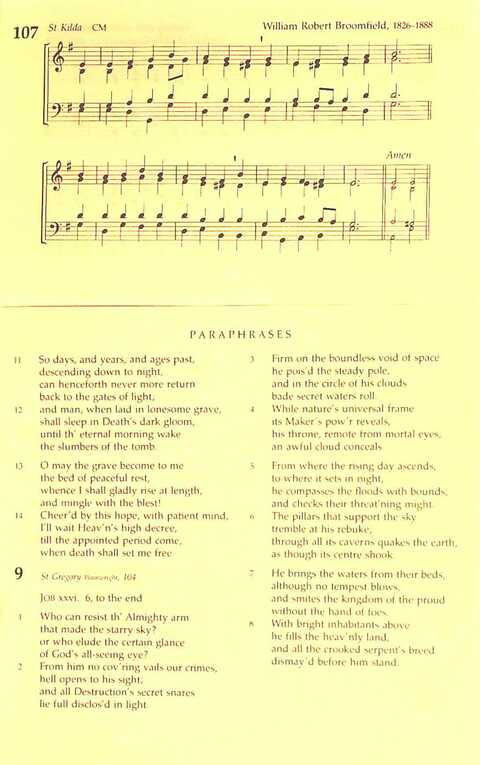 The Irish Presbyterian Hymnbook page 633