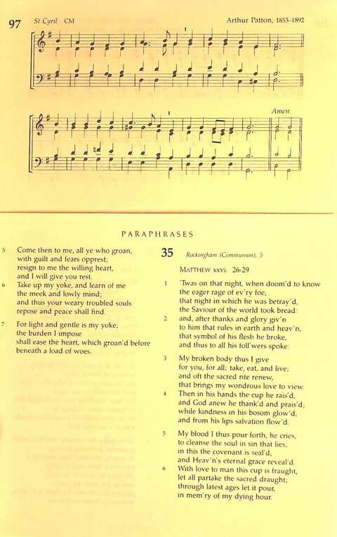 The Irish Presbyterian Hymbook page 685