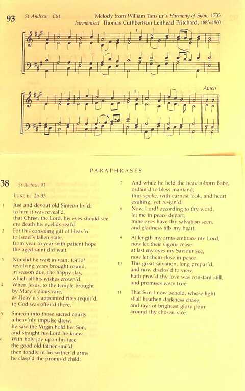The Irish Presbyterian Hymnbook page 693