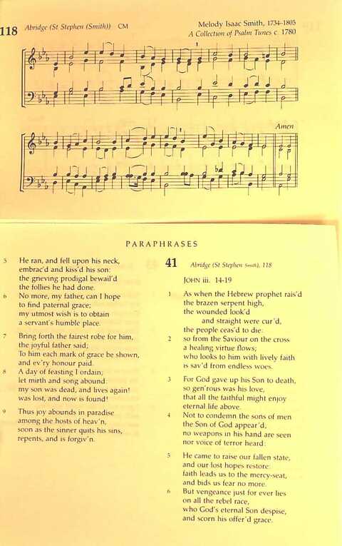 The Irish Presbyterian Hymnbook page 698