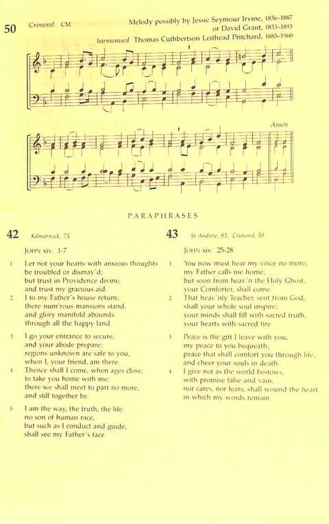 The Irish Presbyterian Hymbook page 701