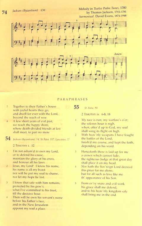 The Irish Presbyterian Hymnbook page 726