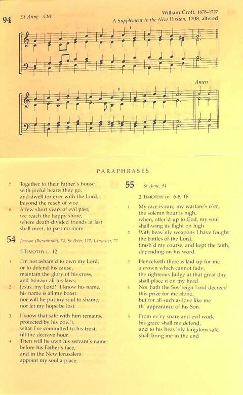 The Irish Presbyterian Hymbook page 729