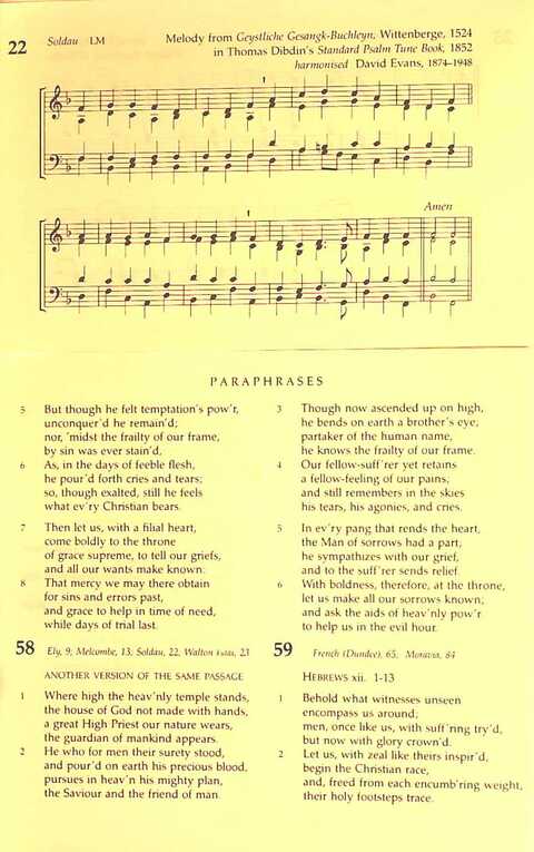 The Irish Presbyterian Hymbook page 738