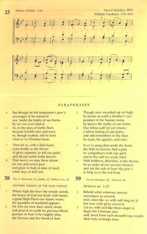 The Irish Presbyterian Hymbook page 739