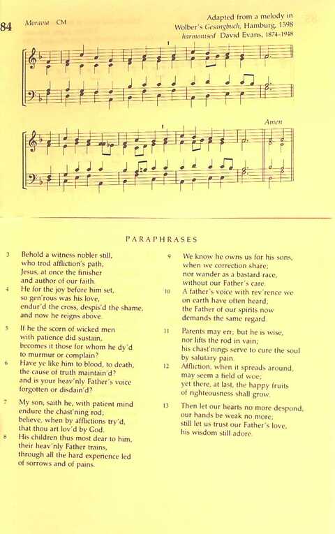 The Irish Presbyterian Hymnbook page 744