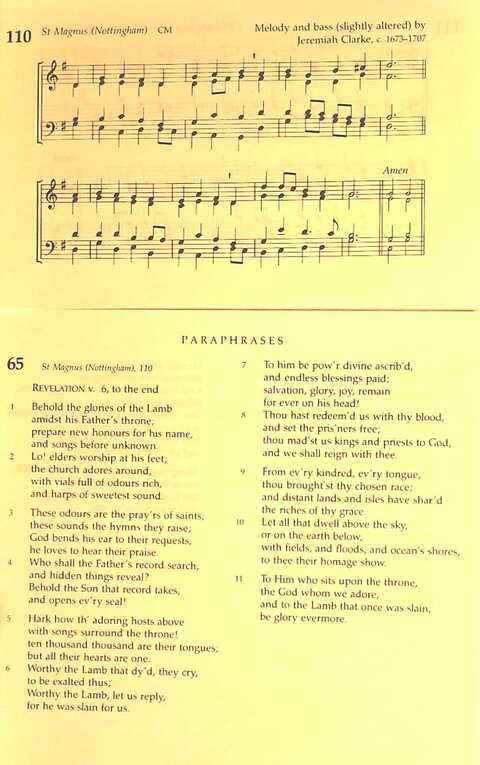 The Irish Presbyterian Hymbook page 754