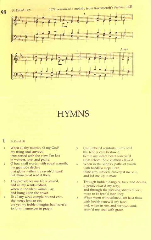 The Irish Presbyterian Hymnbook page 761