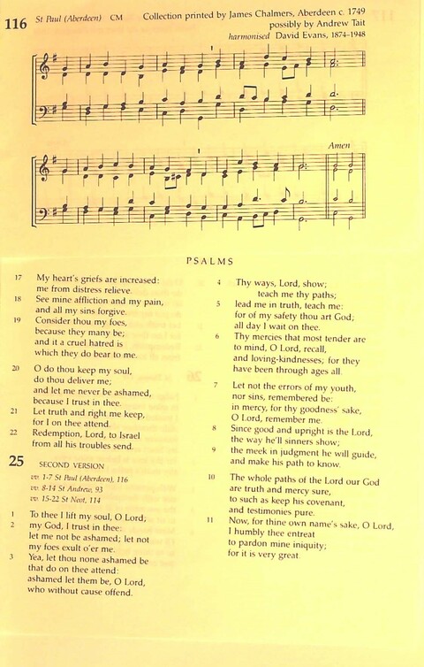 The Irish Presbyterian Hymbook page 87
