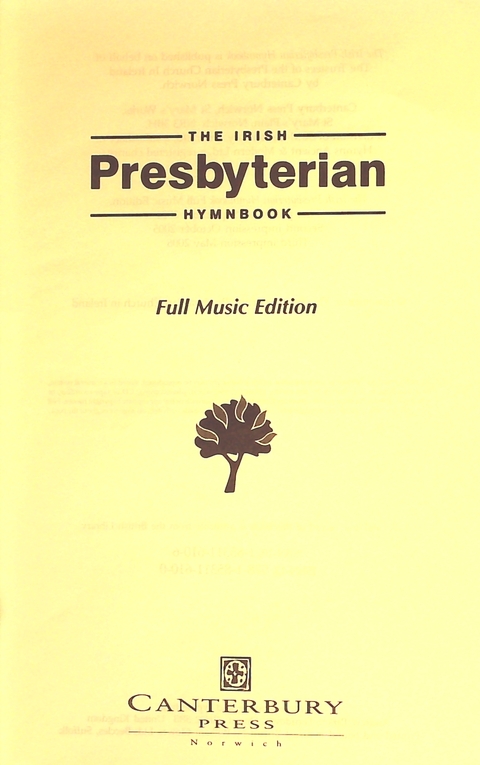 The Irish Presbyterian Hymnbook page ii
