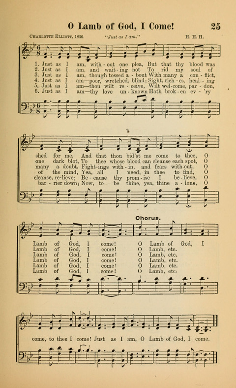 The Iris: Songs of Jesus, for Sunday-schools and devotional meetings page 25