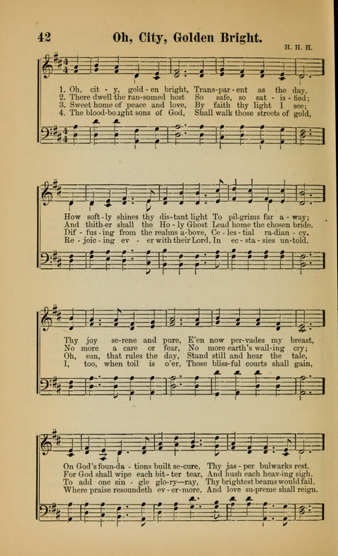 The Iris: Songs of Jesus, for Sunday-schools and devotional meetings page 42